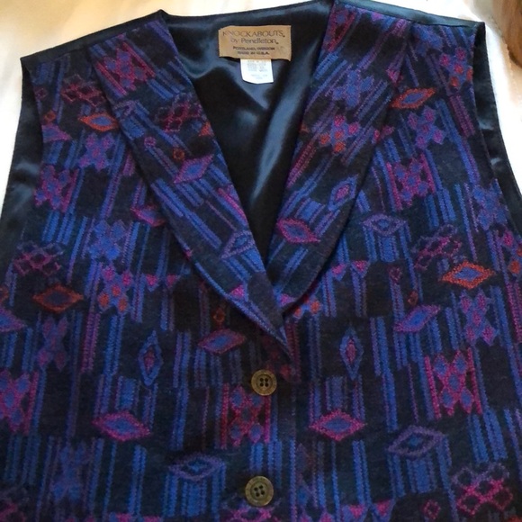 Ladies Pendleton Wool Vest - Picture 5 of 7